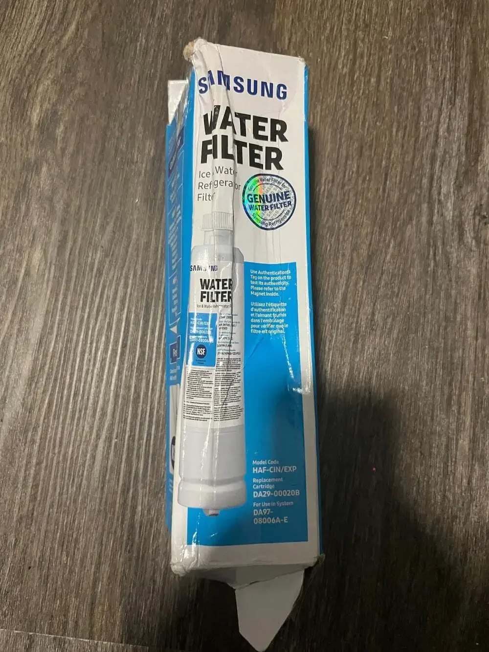 Genuine Samsung Refrigerator Water Filter HAF-CIN/EXP DA29-00020B
